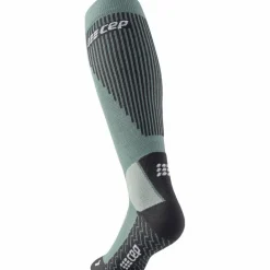 CEP Socken<· KNEE HIGH TOURING SKIING KOMPRESSION blue/grey