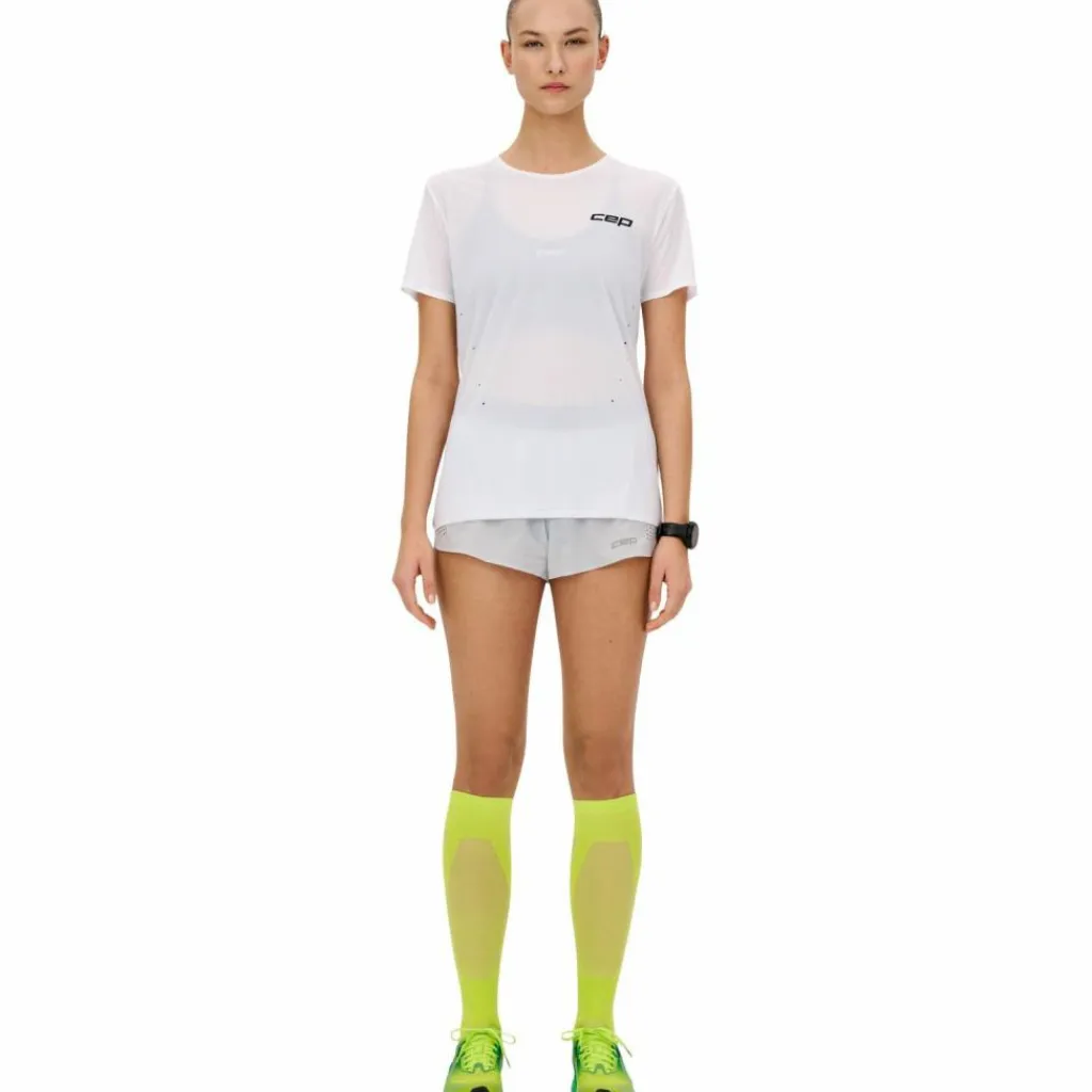 CEP Trailrunning<· Run Shirt Short white