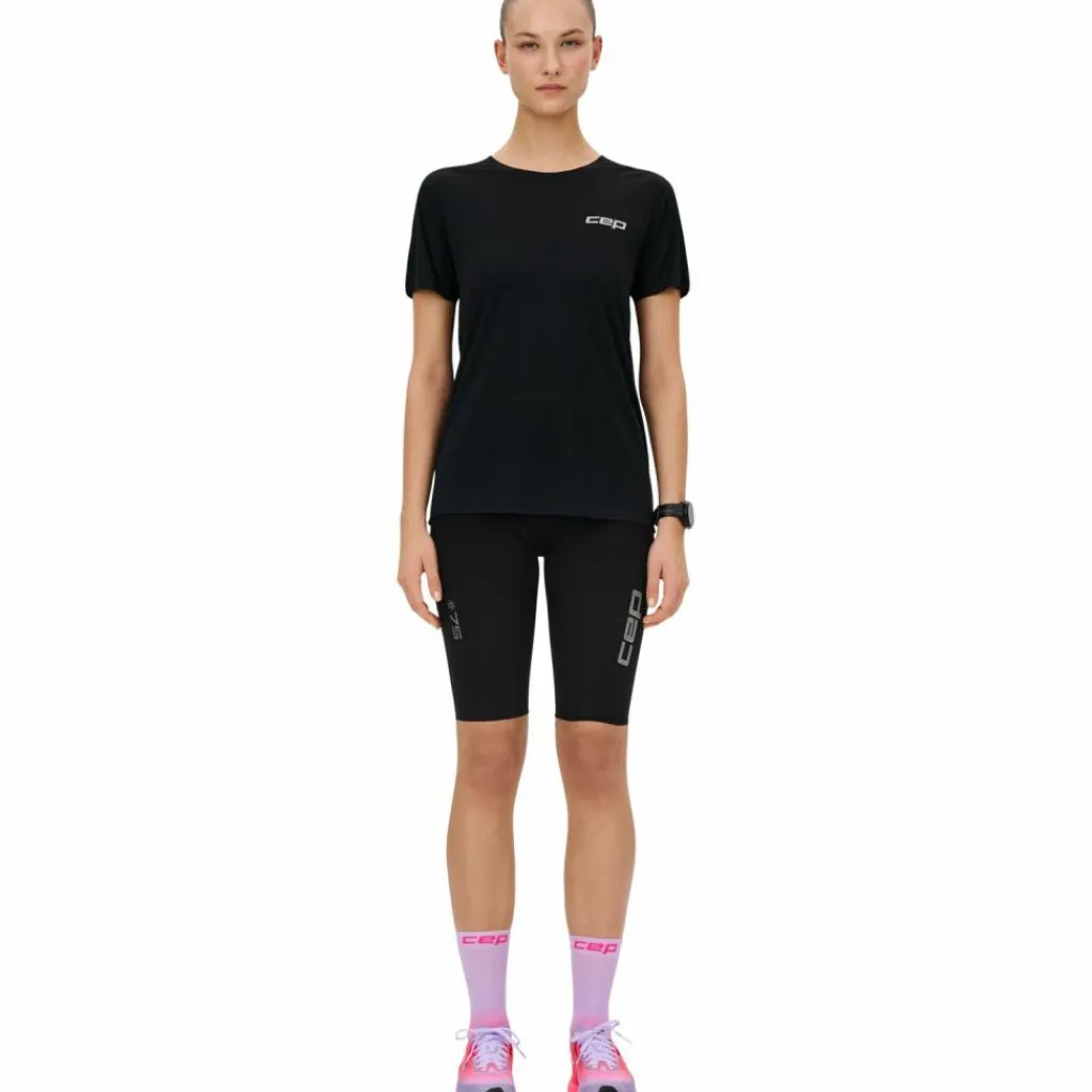 CEP Trailrunning<· Run Shirt Short black