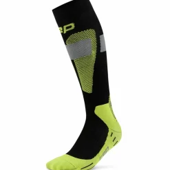 CEP Socken<· Ski Merino black-lime
