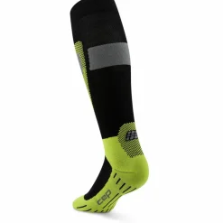 CEP Socken<· Ski Merino black-lime