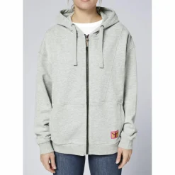 Chiemsee Pullover & Sweats<· Sweatjacke 17-4402M Neutral Gray Melange