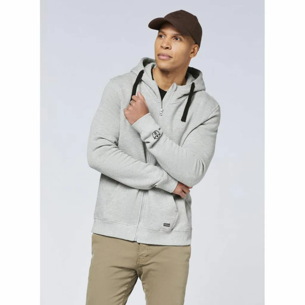 Chiemsee Pullover & Sweats<· Sweatjacke 17-4402M Neutral Gray Melange