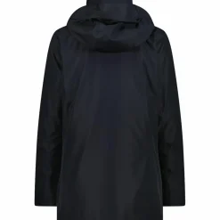 CMP Winterjacken<· LONG JACKET ZIP HOOD DETACHAB Schwarz011