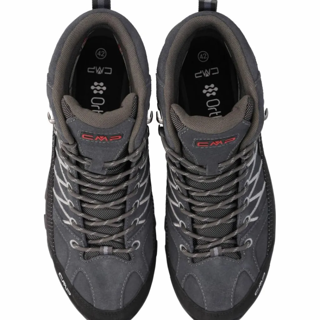 CMP Wandern|Wanderschuhe<· RIGEL MID WP titanio-ferrari