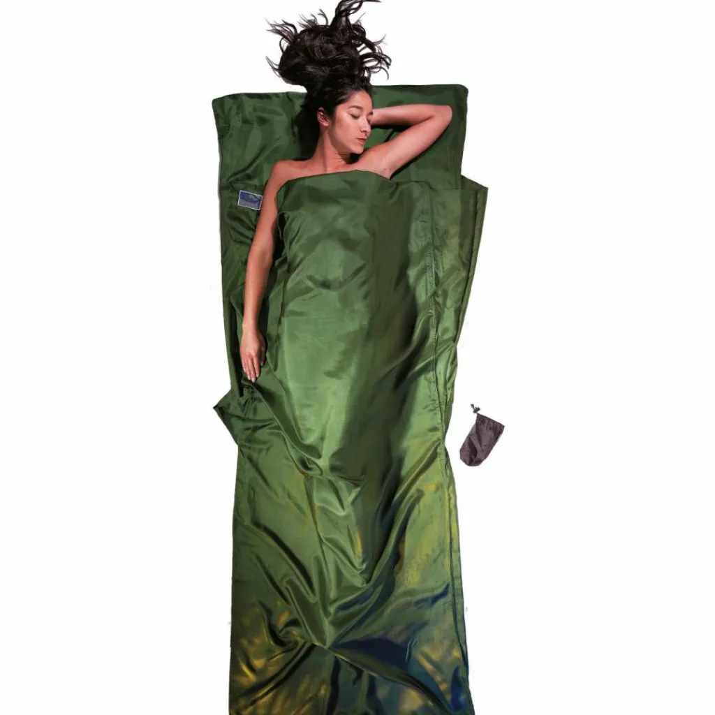 COCOON Schlafsäcke|Schlafsäcke<· Seide dark olive green