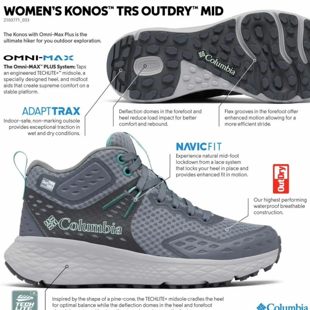 Best · KONOS™ TRS OUTDRY™ MID Damen Multifunktionsschuhe