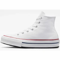 CONVERSE Sneaker<· CHUCK TAYLOR EVA LIFT CANVAS PLATFORM white-garnet-navy