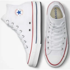 CONVERSE Sneaker<· CHUCK TAYLOR EVA LIFT CANVAS PLATFORM white-garnet-navy