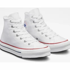CONVERSE Sneaker<· CHUCK TAYLOR EVA LIFT CANVAS PLATFORM white-garnet-navy