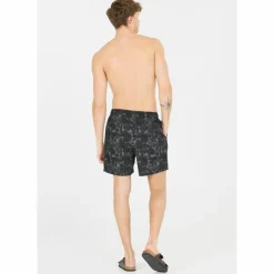 Cruz Volleyball<· Kasper Print 3639 Black Tropic Camo.