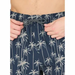 Cruz Volleyball<· Rohan Print 3632 Navy Palm