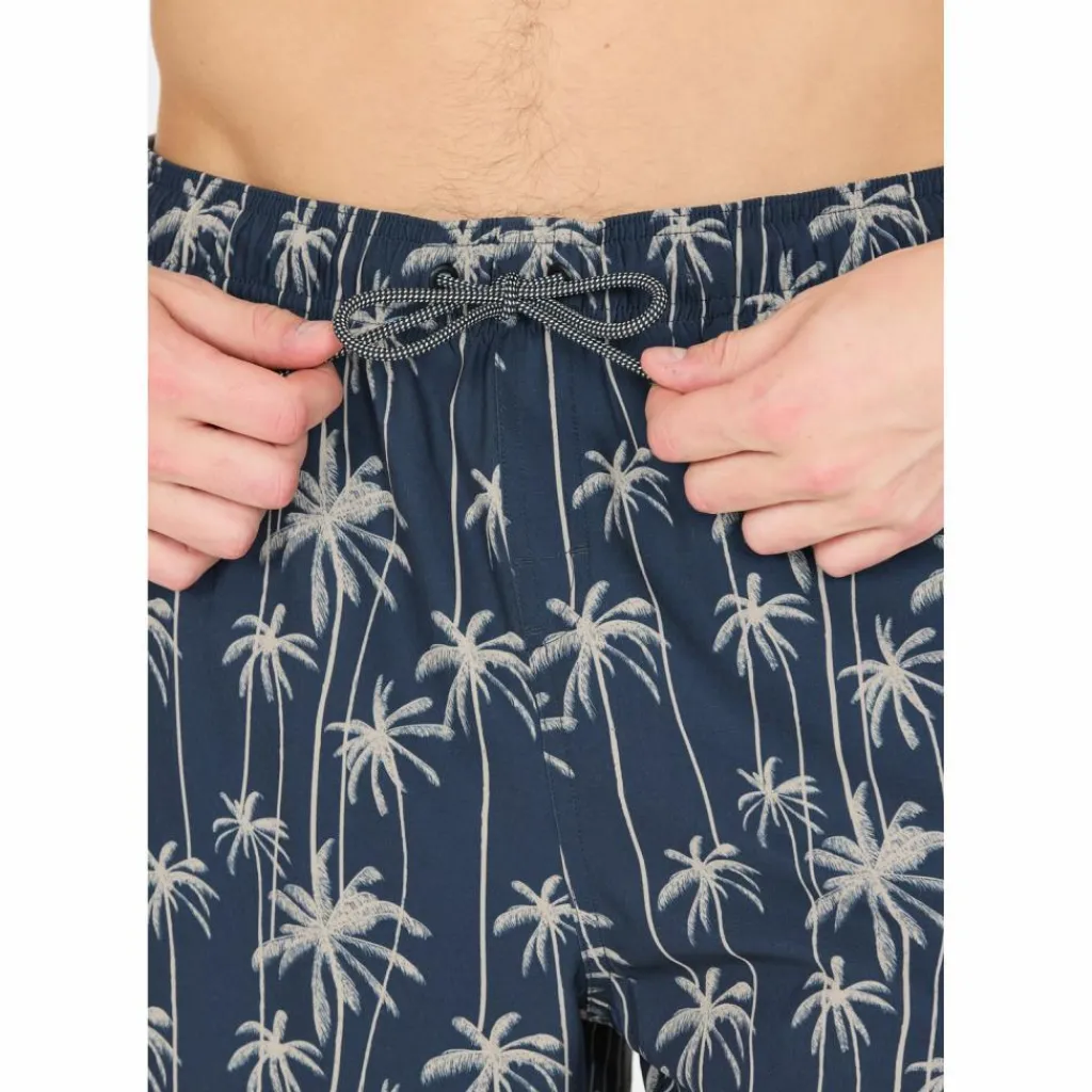 Cruz Volleyball<· Rohan Print 3632 Navy Palm