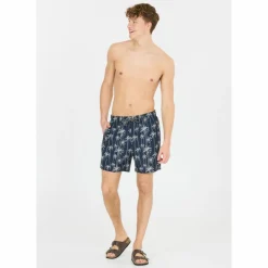 Cruz Volleyball<· Rohan Print 3632 Navy Palm