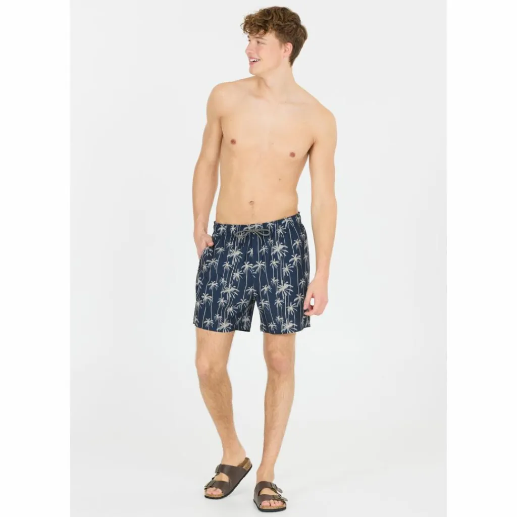 Cruz Volleyball<· Rohan Print 3632 Navy Palm