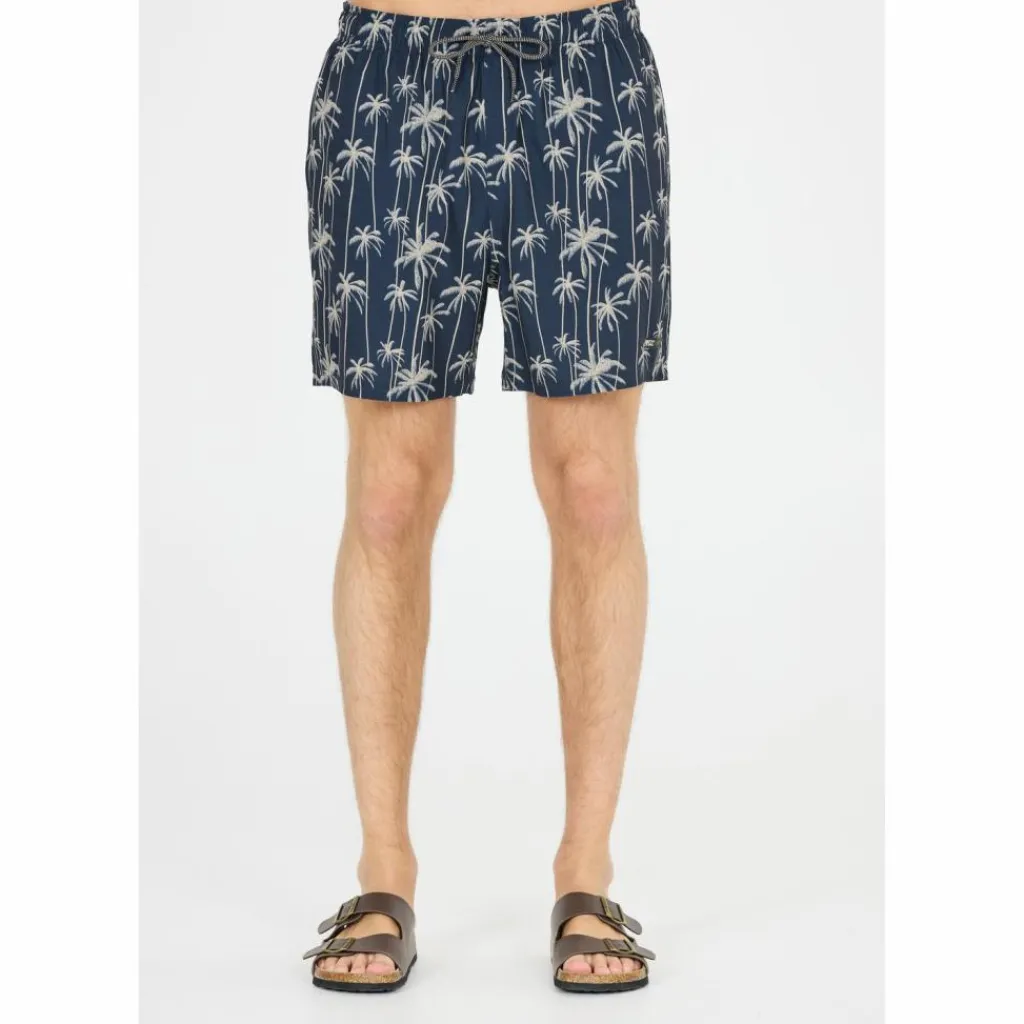 Cruz Volleyball<· Rohan Print 3632 Navy Palm