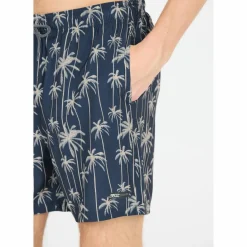 Cruz Volleyball<· Rohan Print 3632 Navy Palm