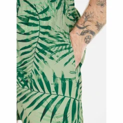 Cruz Volleyball<· Toby Print 3615 Green tropic