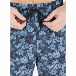 Cruz Volleyball<· Toby Print 3614 Navy Tropical