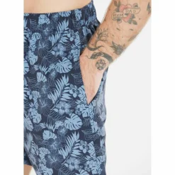 Cruz Volleyball<· Toby Print 3614 Navy Tropical