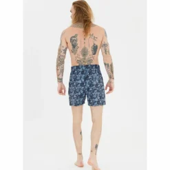 Cruz Volleyball<· Toby Print 3614 Navy Tropical