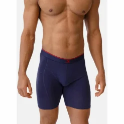 DANISH ENDURANCE Unterwäsche<· Bamboo Trunks Extra Long black_red_navy_white