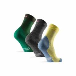 DANISH ENDURANCE Socken<· Merino Hiking Light yellow/grey/green