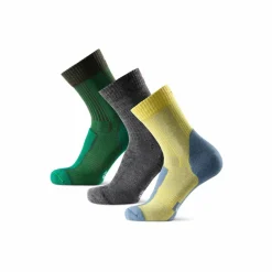 DANISH ENDURANCE Socken<· Merino Hiking Light yellow/grey/green