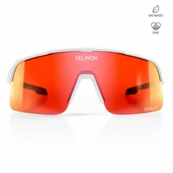 DELAYON Fahrradbrillen|Brillen<· Pulse Matte White-Red VLT 18