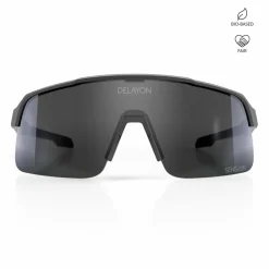 DELAYON Fahrradbrillen|Brillen<· Pulse Matte Black-Black VLT 15