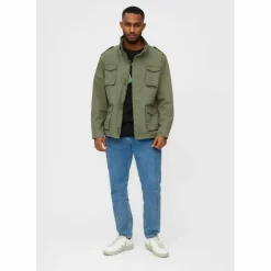 Derbe Mäntel<· Milby olivine/navy