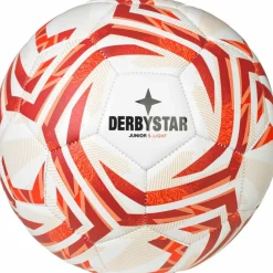 Derbystar Bälle<· Junior S-Light v25 wei&szlig;-rot