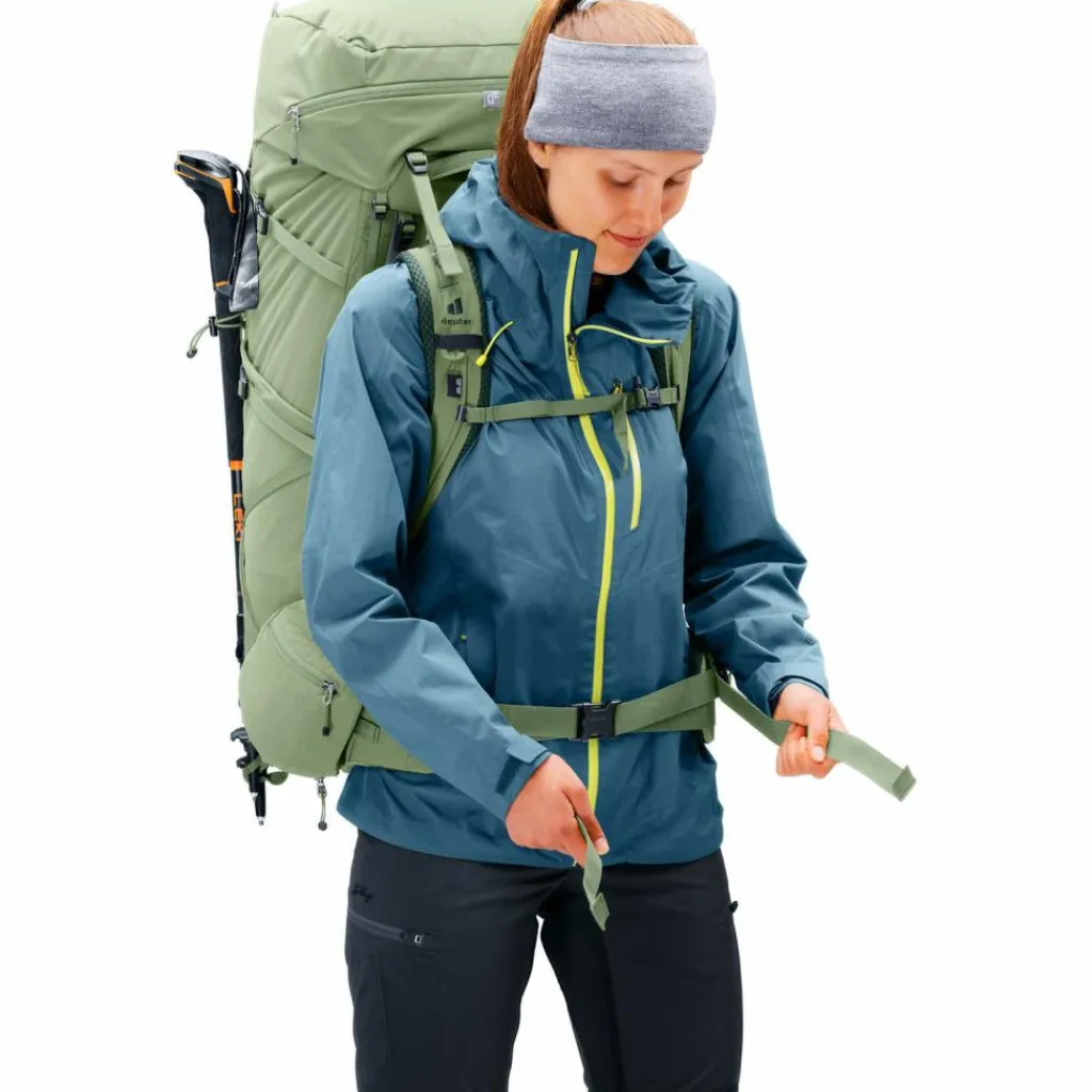 Deuter Rucksäcke|Trekkingrucksäcke<· Aircontact Core 55+10 SL grove-ivy