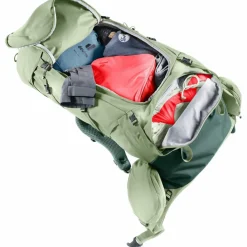 Deuter Rucksäcke|Trekkingrucksäcke<· Aircontact Core 55+10 SL grove-ivy