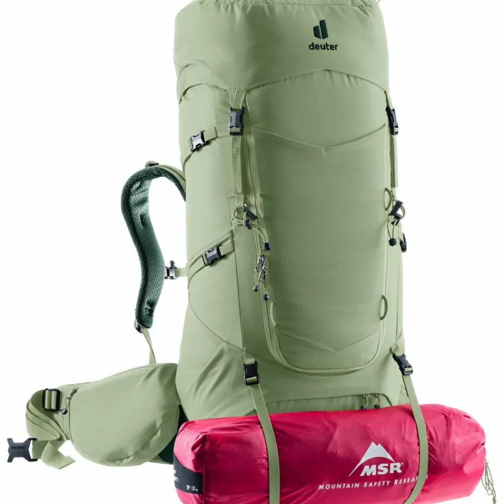 Deuter Rucksäcke|Trekkingrucksäcke<· Aircontact Core 55+10 SL grove-ivy