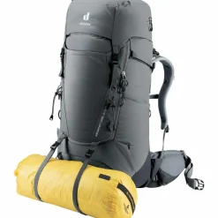 Deuter Trekkingrucksäcke|Wanderrucksäcke<· Aircontact Core 45+10 SL graphite-black