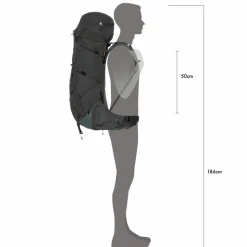 Deuter Trekkingrucksäcke|Wanderrucksäcke<· Aircontact Core 60+10 graphite-shale