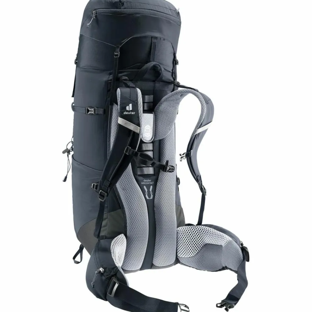Deuter Rucksäcke|Wanderrucksäcke<· Aircontact Lite 50 + 10 black-graphite