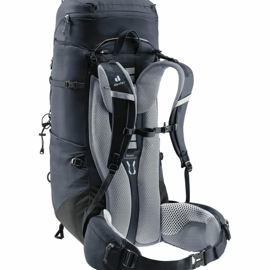 Deuter Rucksäcke|Wanderrucksäcke<· Aircontact Lite 50 + 10 black-graphite