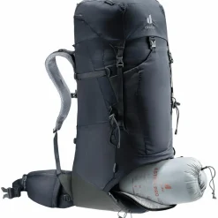 Deuter Rucksäcke|Wanderrucksäcke<· Aircontact Lite 50 + 10 black-graphite
