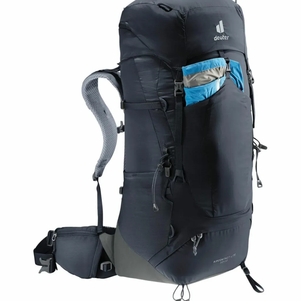 Deuter Rucksäcke|Wanderrucksäcke<· Aircontact Lite 50 + 10 black-graphite