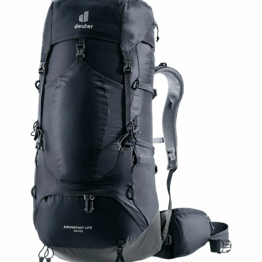 Deuter Trekkingrucksäcke|Wanderrucksäcke<· Aircontact Lite 40 + 10 black-graphite