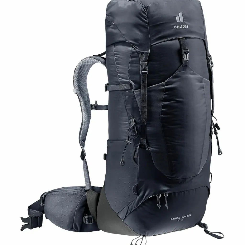 Deuter Trekkingrucksäcke|Wanderrucksäcke<· Aircontact Lite 40 + 10 black-graphite