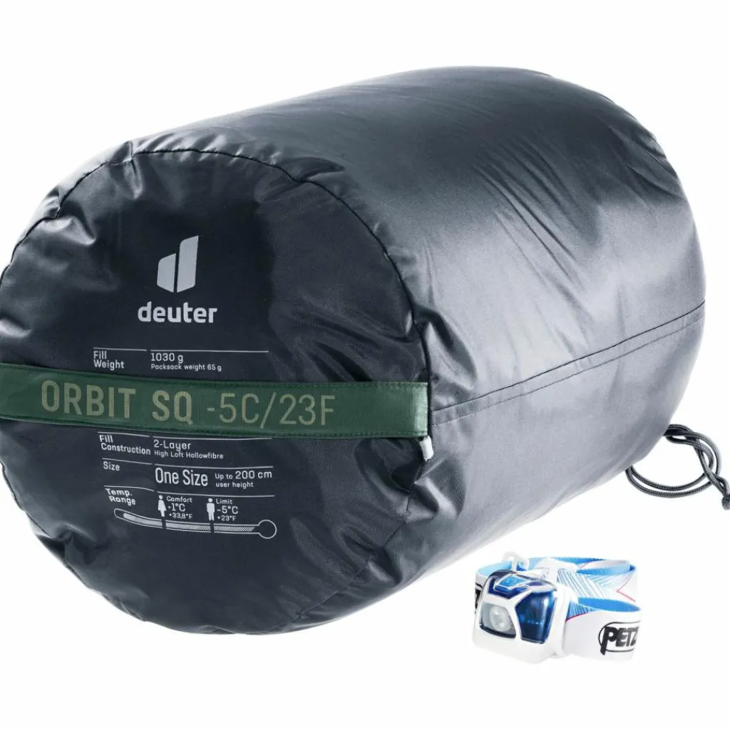 Deuter Schlafsäcke|Schlafsäcke<· Orbit SQ -5C-23F ivy-ink