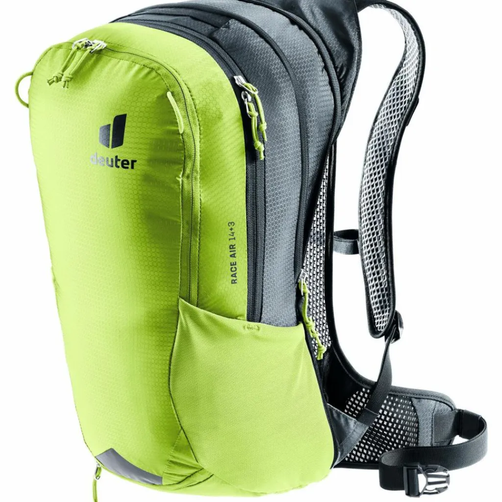 Deuter Fahrradrucksäcke<· Race Air 14+3 citrus-graphite