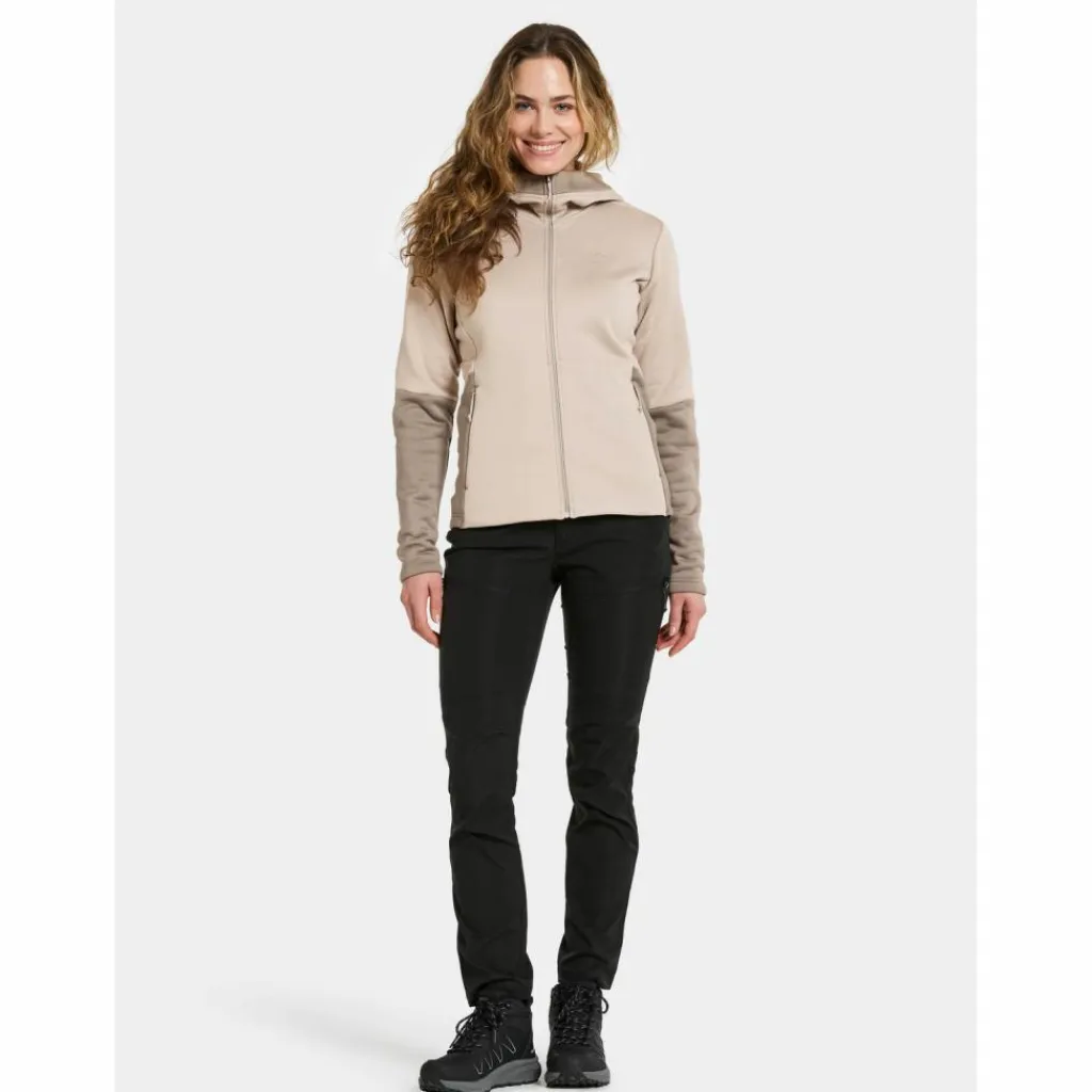 Didriksons Jacken|Fleecejacken<· ANNELI 3 beach beige