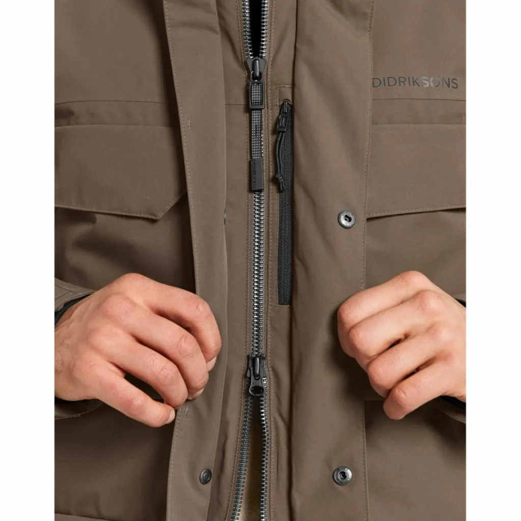 Didriksons Winterjacken|Mäntel<· DREW 8 mocha brown