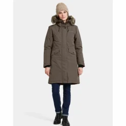 Didriksons Winterjacken<· ERIKA 3 mocha brown