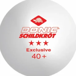 Donic-Schildkröt Tischtennis|Bälle<· Exclusive 3* 40+ 6er wei&szlig;-orange