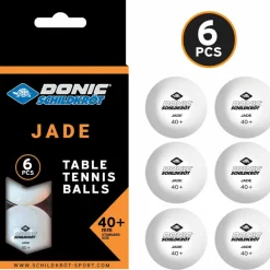 Donic-Schildkröt Tischtennis<· Jade Poly 40+ 6er wei&szlig;